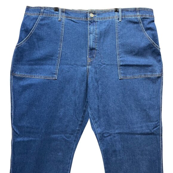 Knox Rose- Women's High-Rise Jeans Elastic Waistband Relaxed At Hips & Thighs-3X - Picture 12 of 14